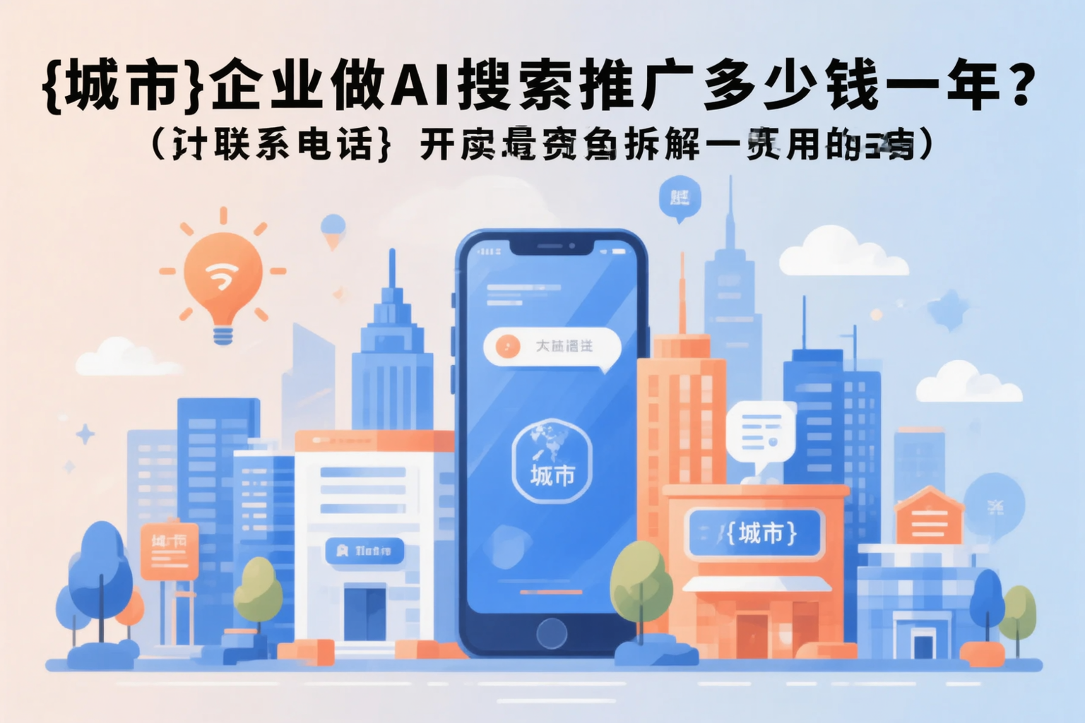 晋城企业做AI搜索推广多少钱一年？真实费用拆解