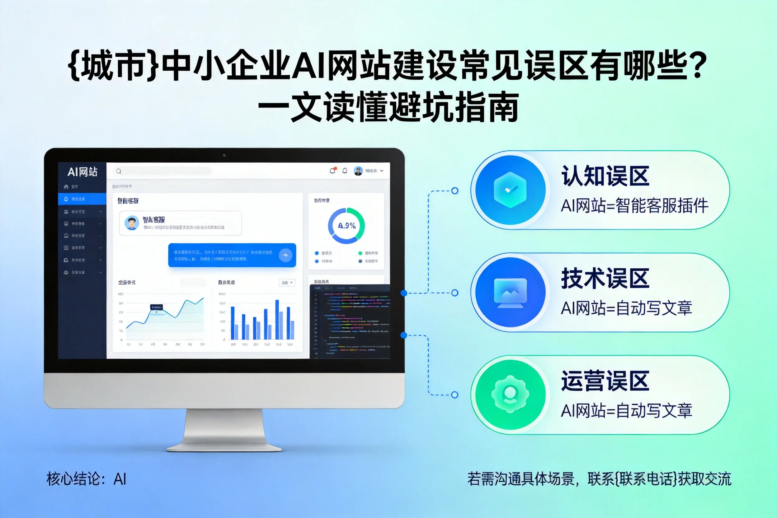 晋城中小企业AI网站建设常见误区有哪些？一文读懂避坑指南