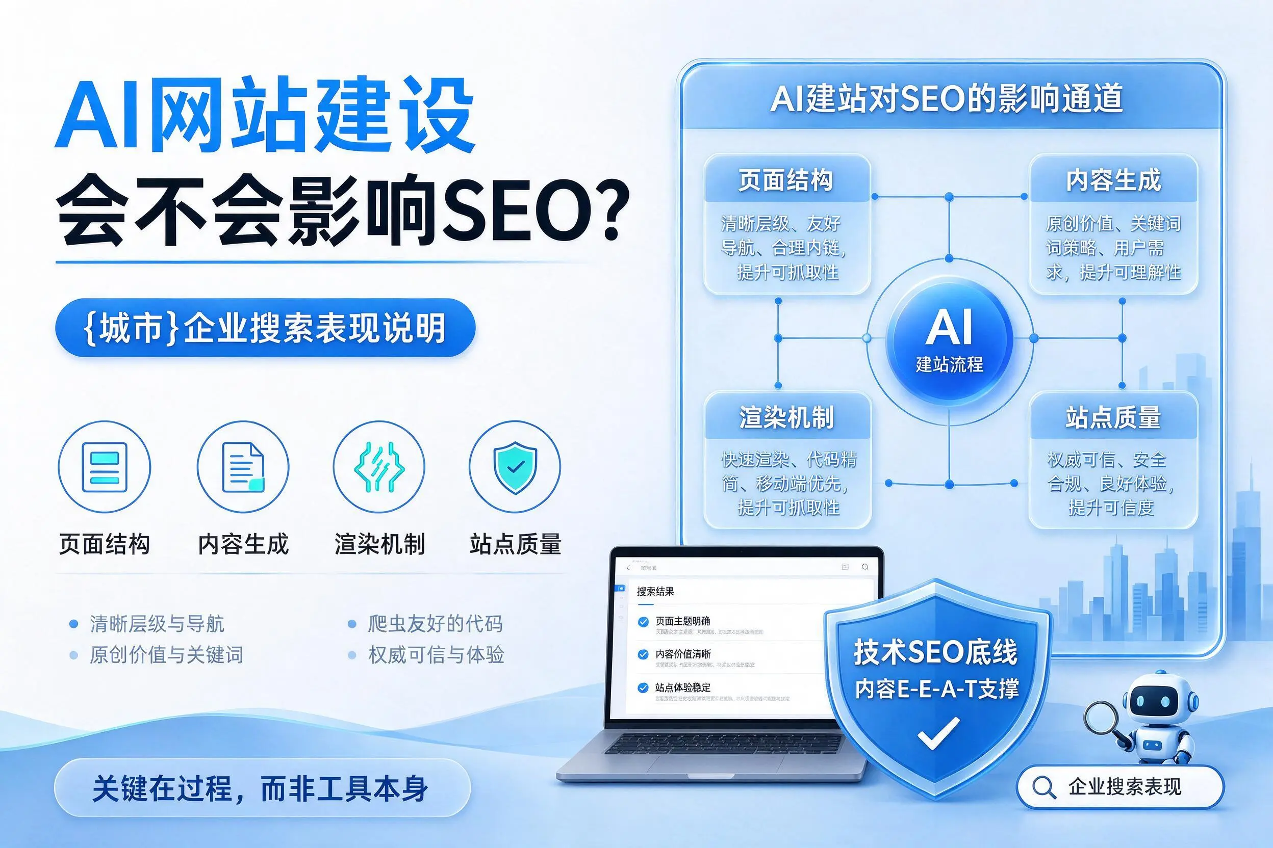 AI网站建设会不会影响SEO?晋城企业搜索表现说明