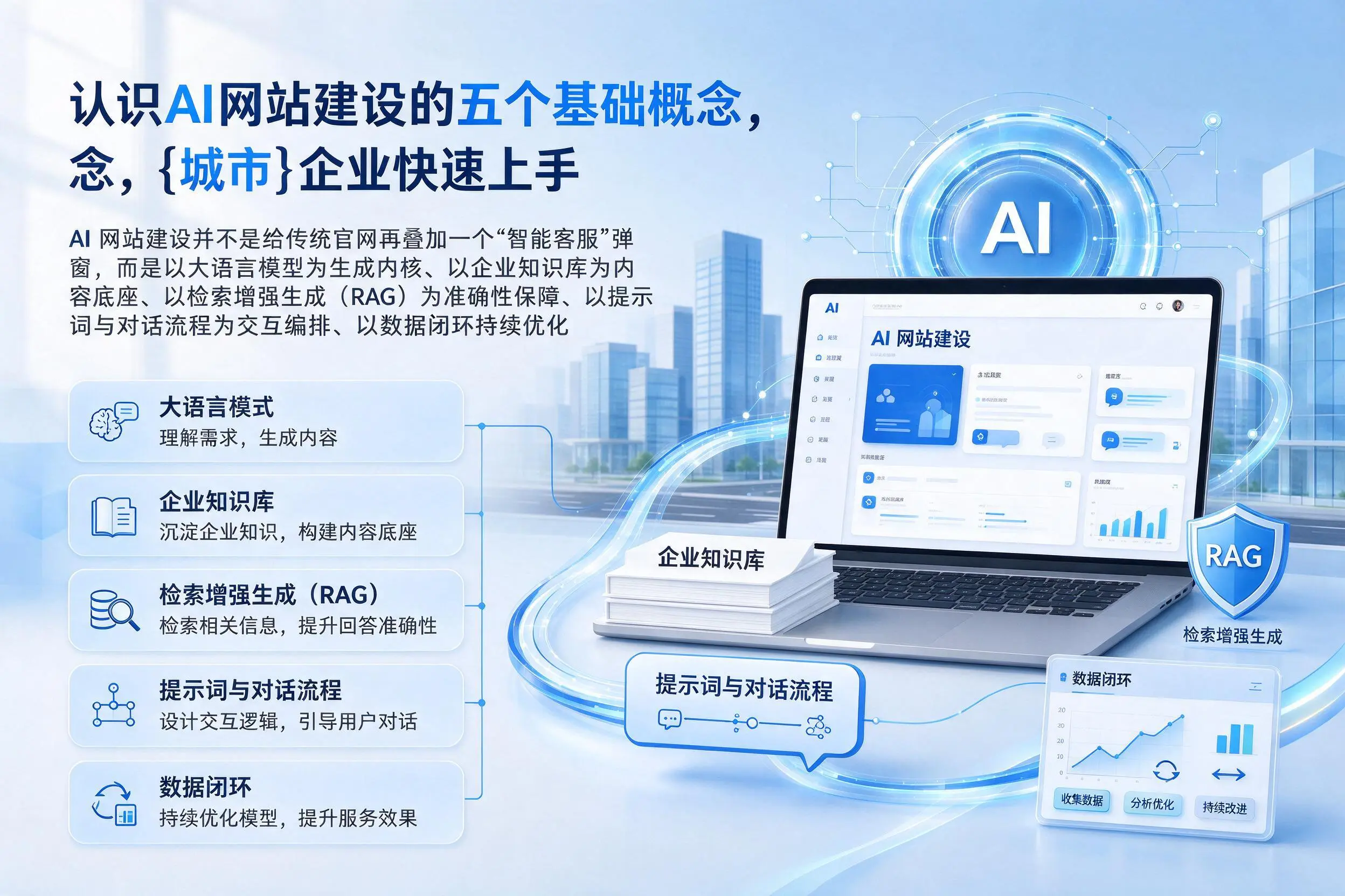 认识AI网站建设的五个基础概念，晋城企业快速上手