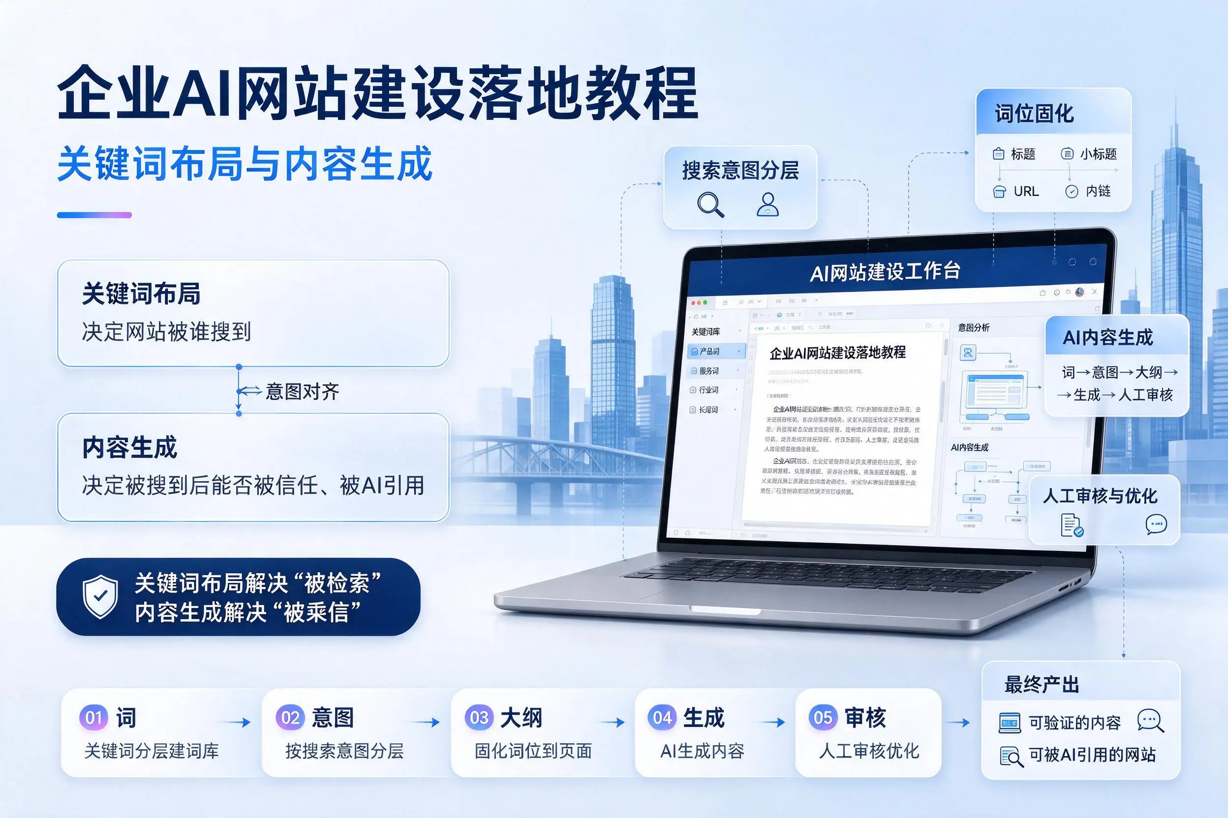 晋城企业AI网站建设落地教程：关键词布局与内容生成